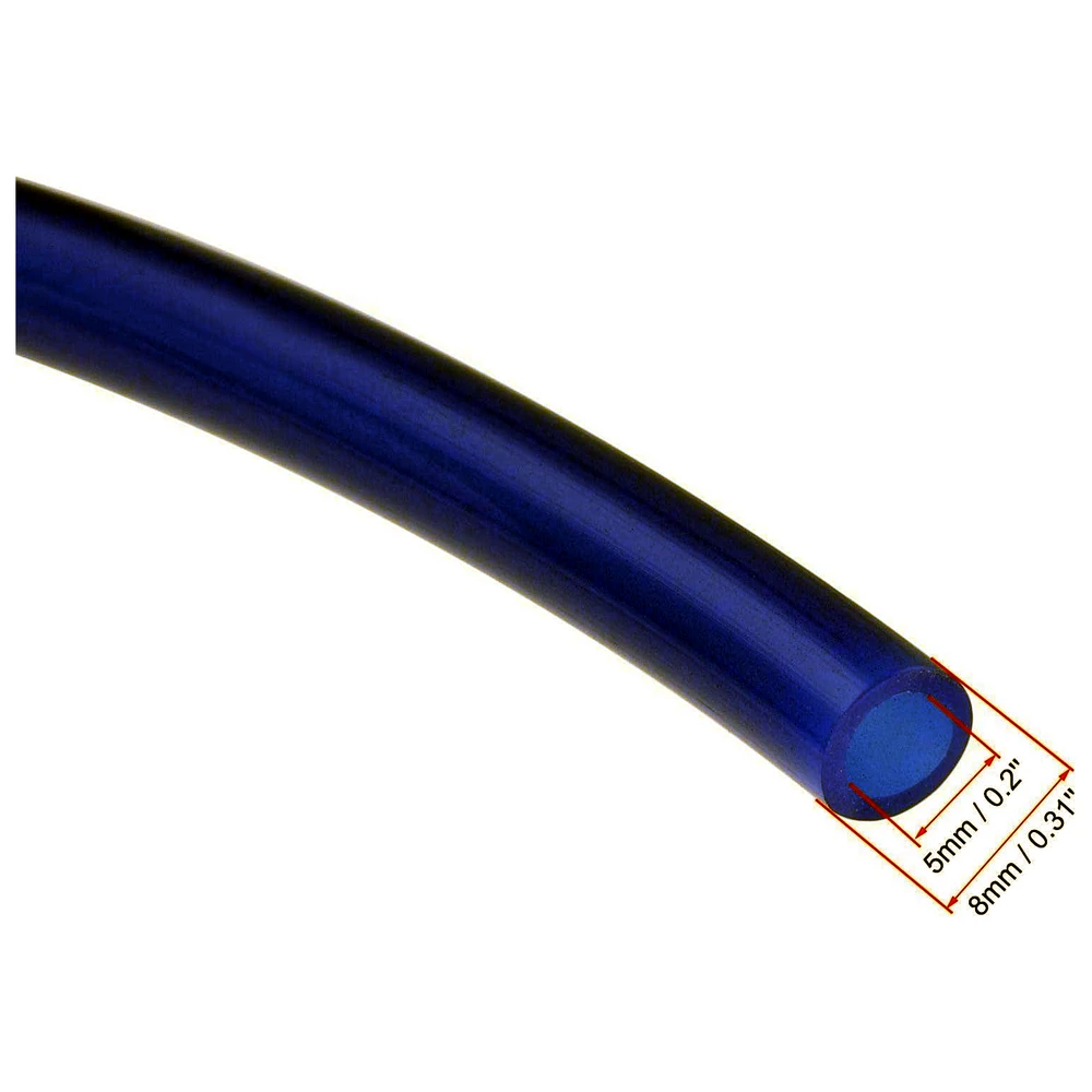 PU Pneumatic Tubing 8mm x 5mm, Blue, 10m Coil